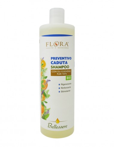 shampoo preventivo caduta con oli essenziali