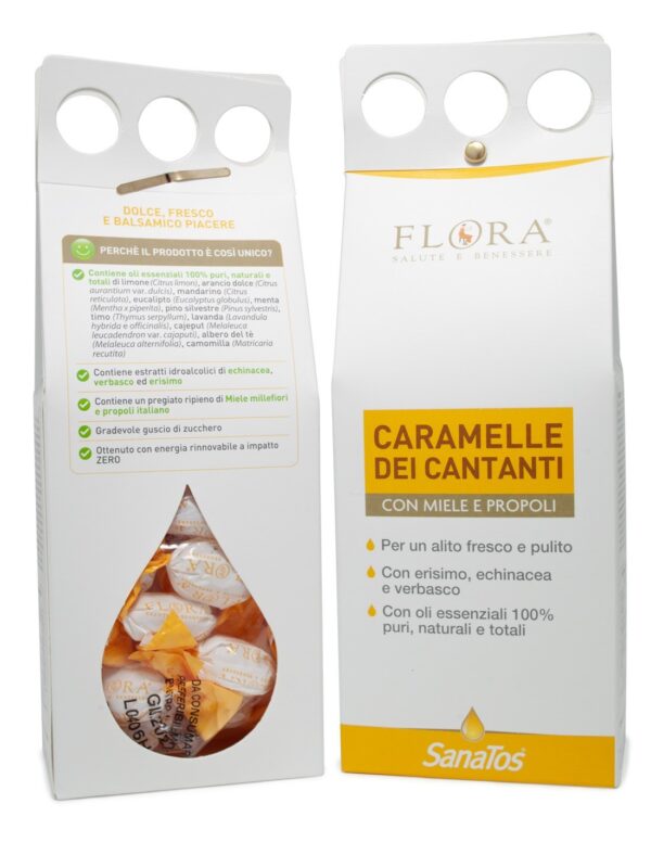 Caramelle dei Cantanti - 200 g con oli essenziali