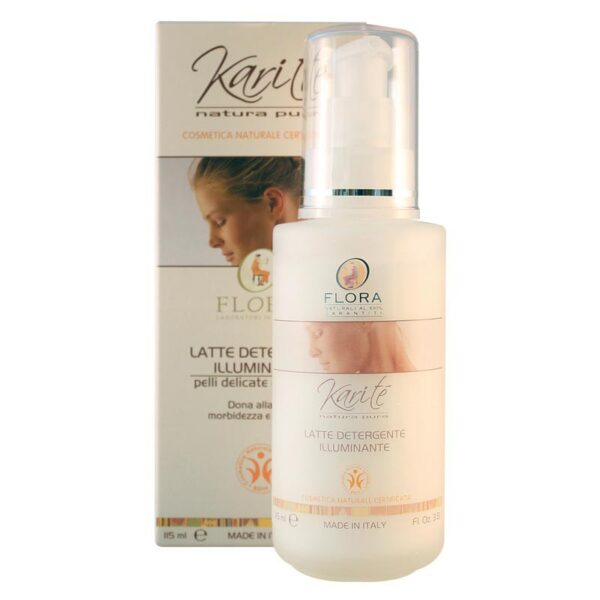 latte detergente illuminante per la pulizia del viso