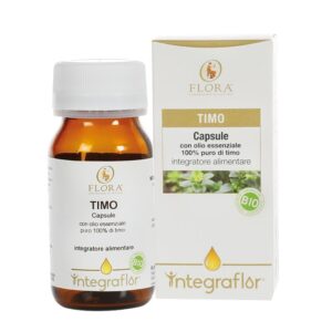 integratore alimentare in capsule con olio essenziale di timo